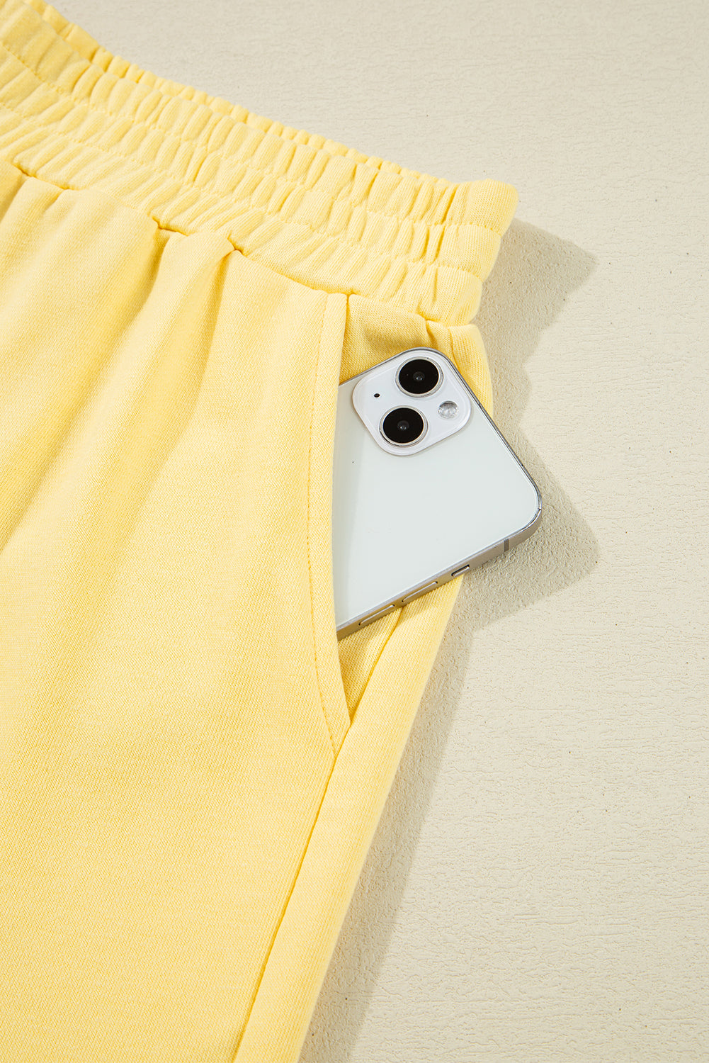 Colorblock Patchwork Pullover and Shorts Set