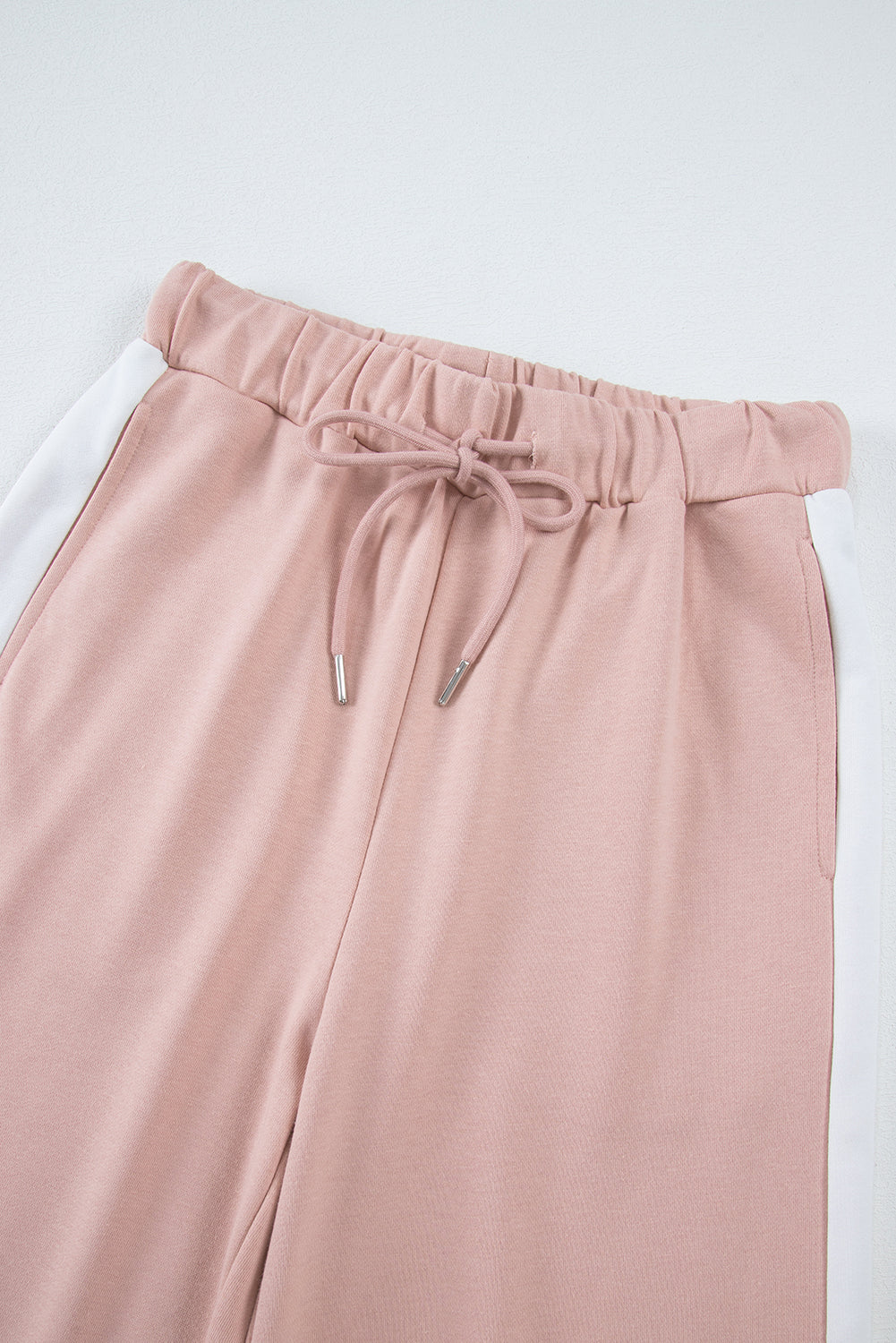 Varsity Stripe Patchwork Pullover and Pant Set