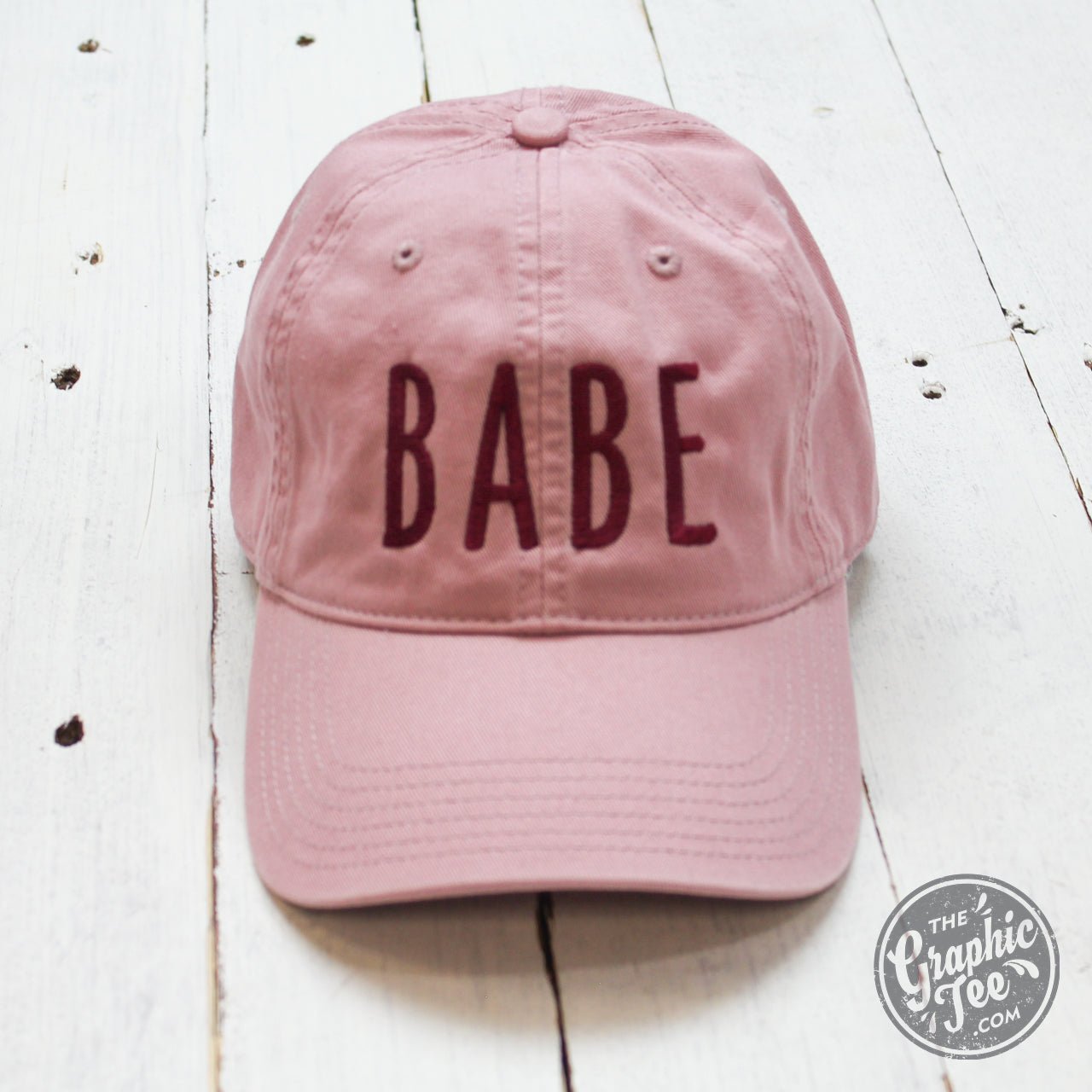 Babe - Dusty Rose Relaxed Twill Dad Hat