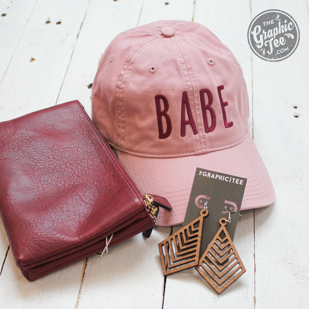 Babe - Dusty Rose Relaxed Twill Dad Hat