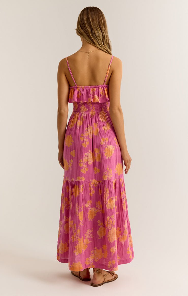 BAHARI SUNSHINE FLORAL MIDI DRESS *FS Aaria Tees