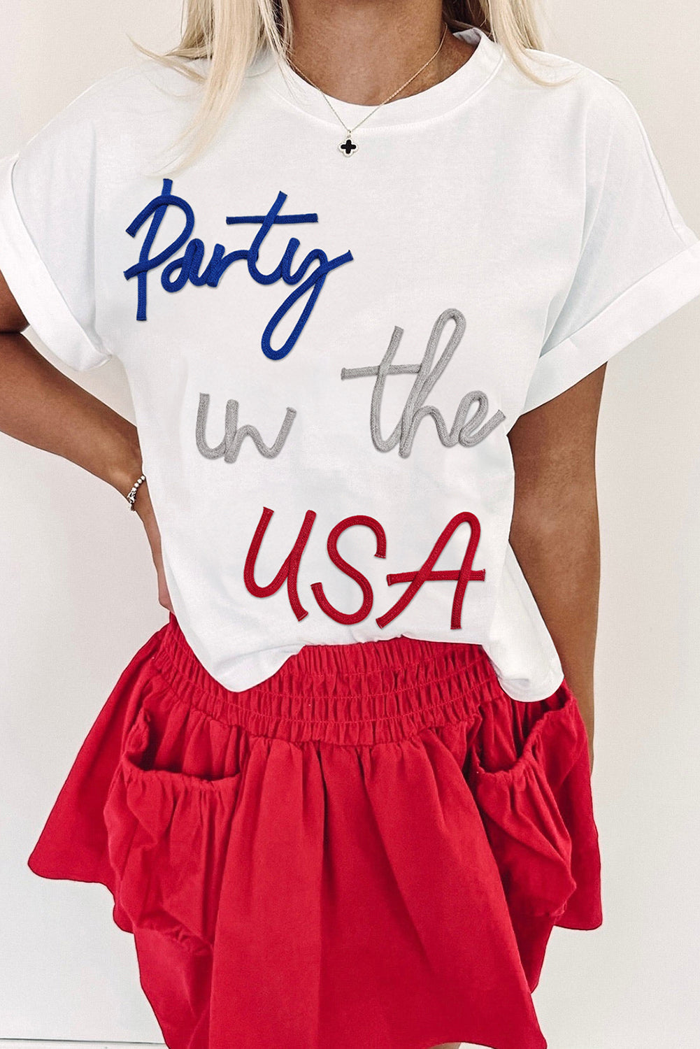 White Party in the USA Graphic T Shirt Aaria Tees