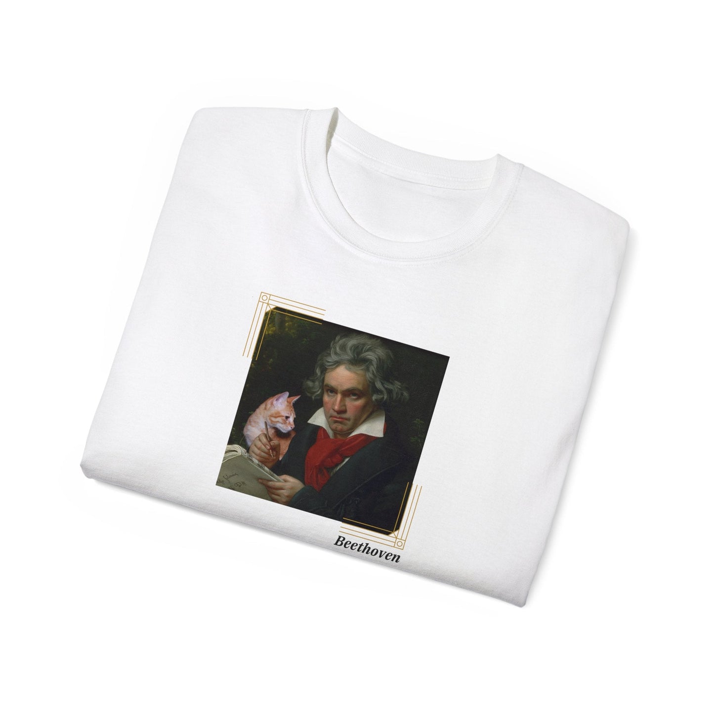 Beethoven Cat Unisex Ultra Cotton Tee