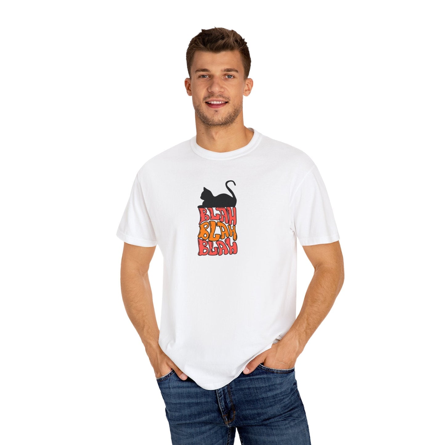 Blah Blah Blah Unisex Garment-Dyed T-shirt