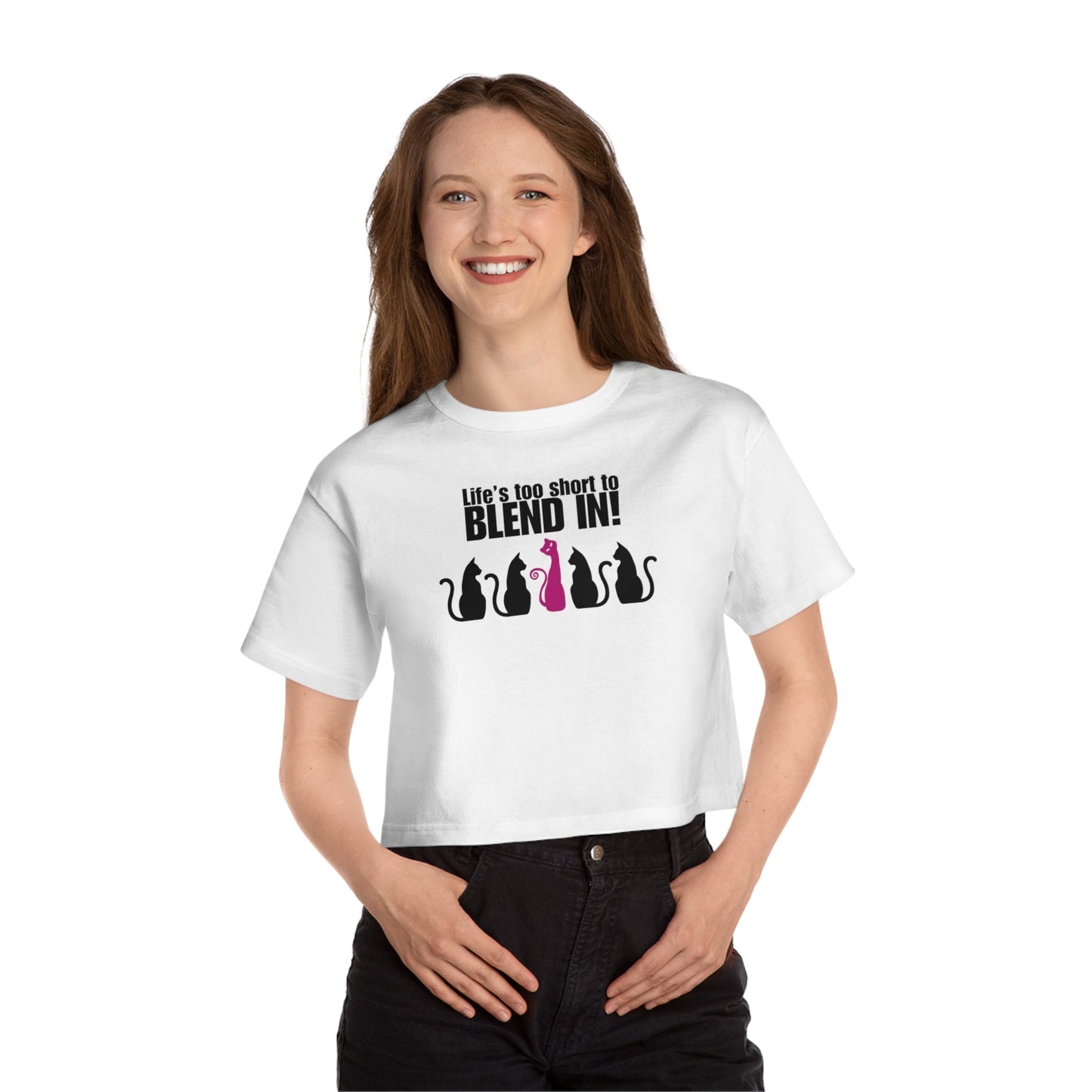 Blend Champion Women's Heritage Cropped T-Shirt