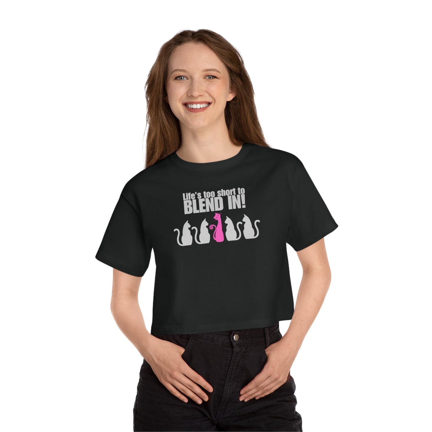 Blend Champion Women's Heritage Cropped T-Shirt