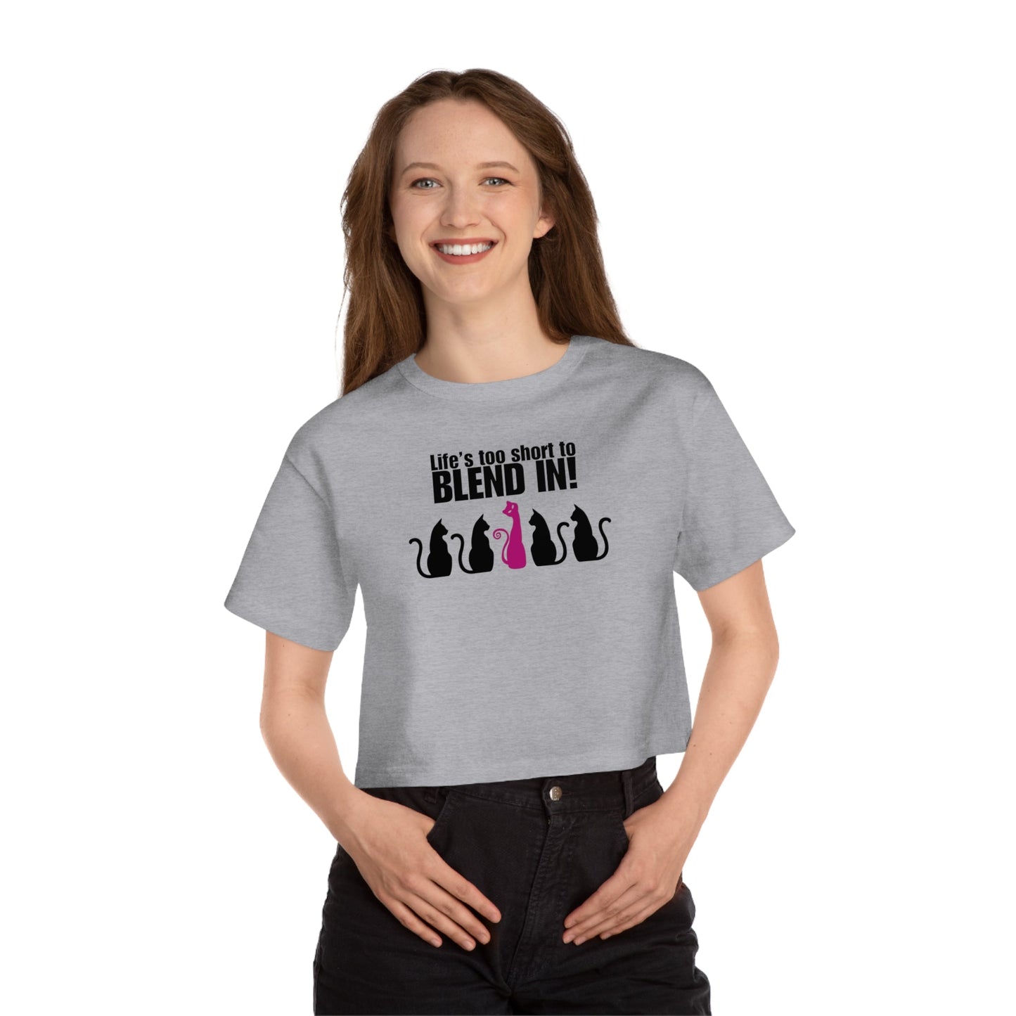 Blend Champion Women's Heritage Cropped T-Shirt