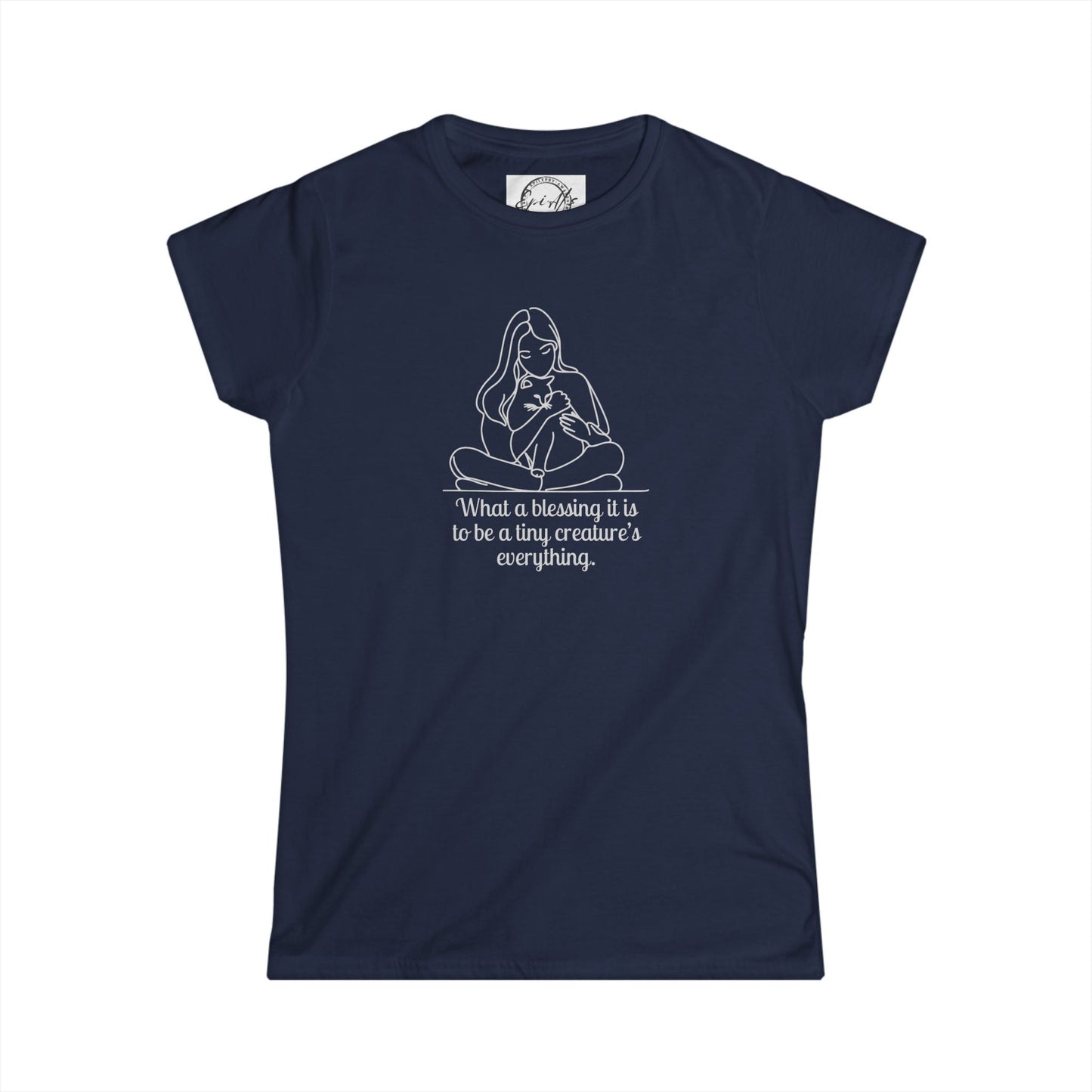 Blessing Inspirational Cat Lady's Softstyle Tee