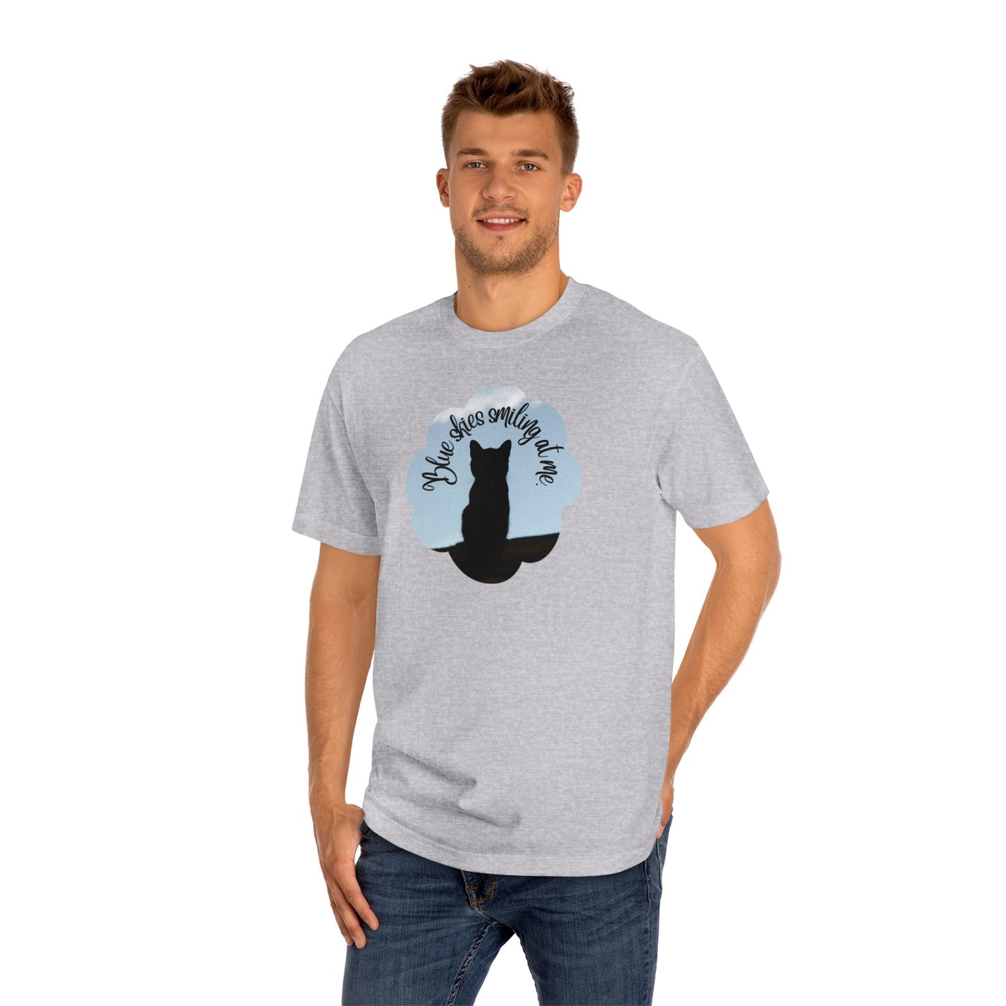 Blue Skies Kitty Unisex Classic Tee