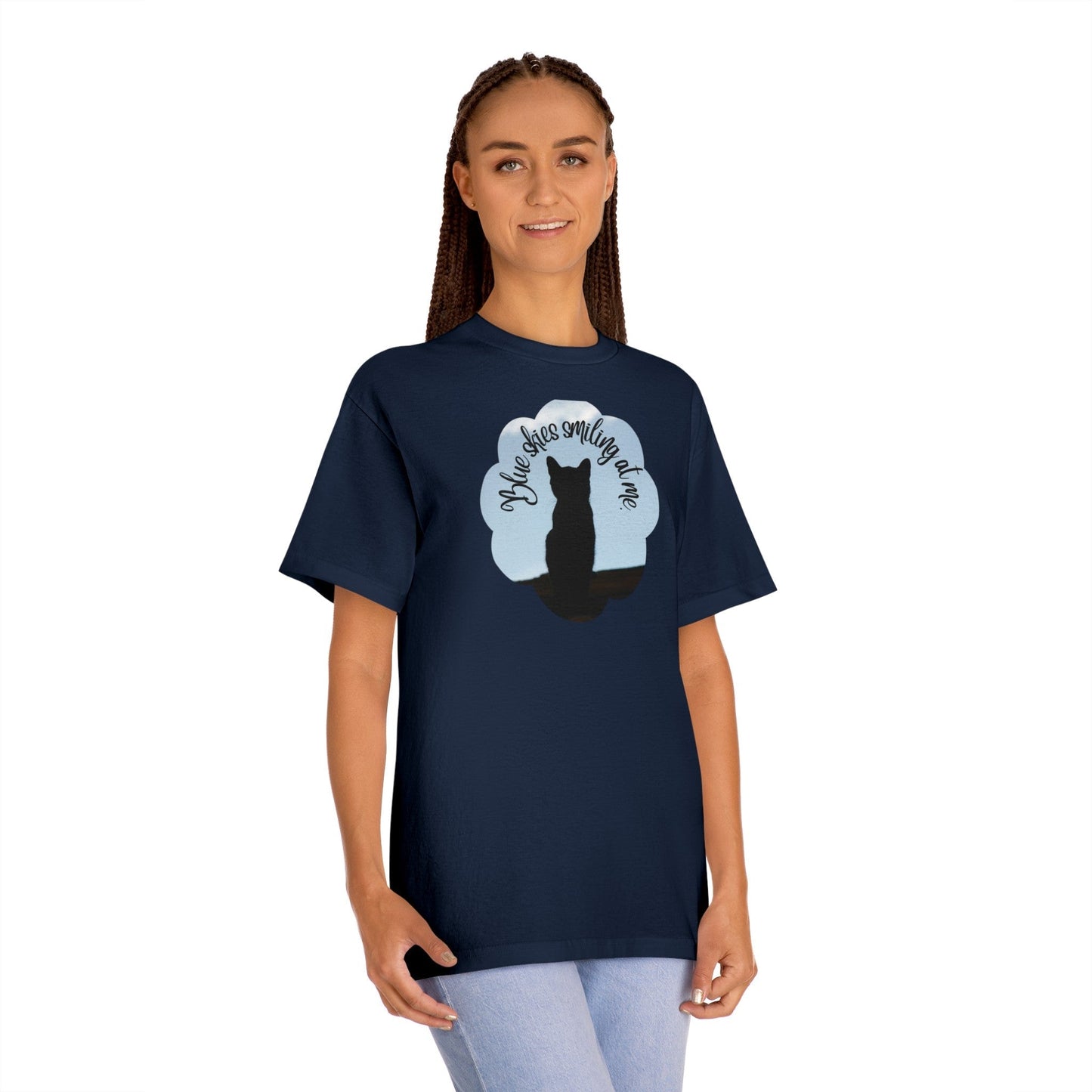 Blue Skies Kitty Unisex Classic Tee