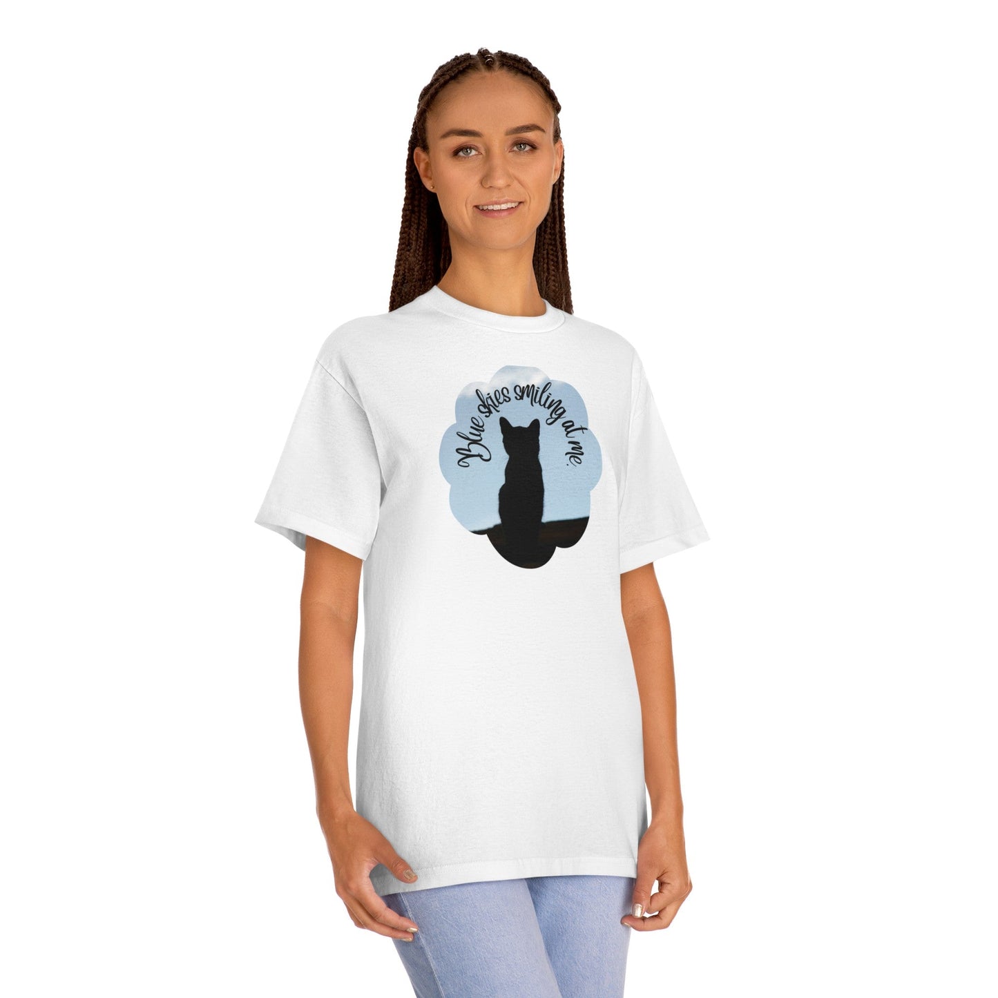 Blue Skies Kitty Unisex Classic Tee