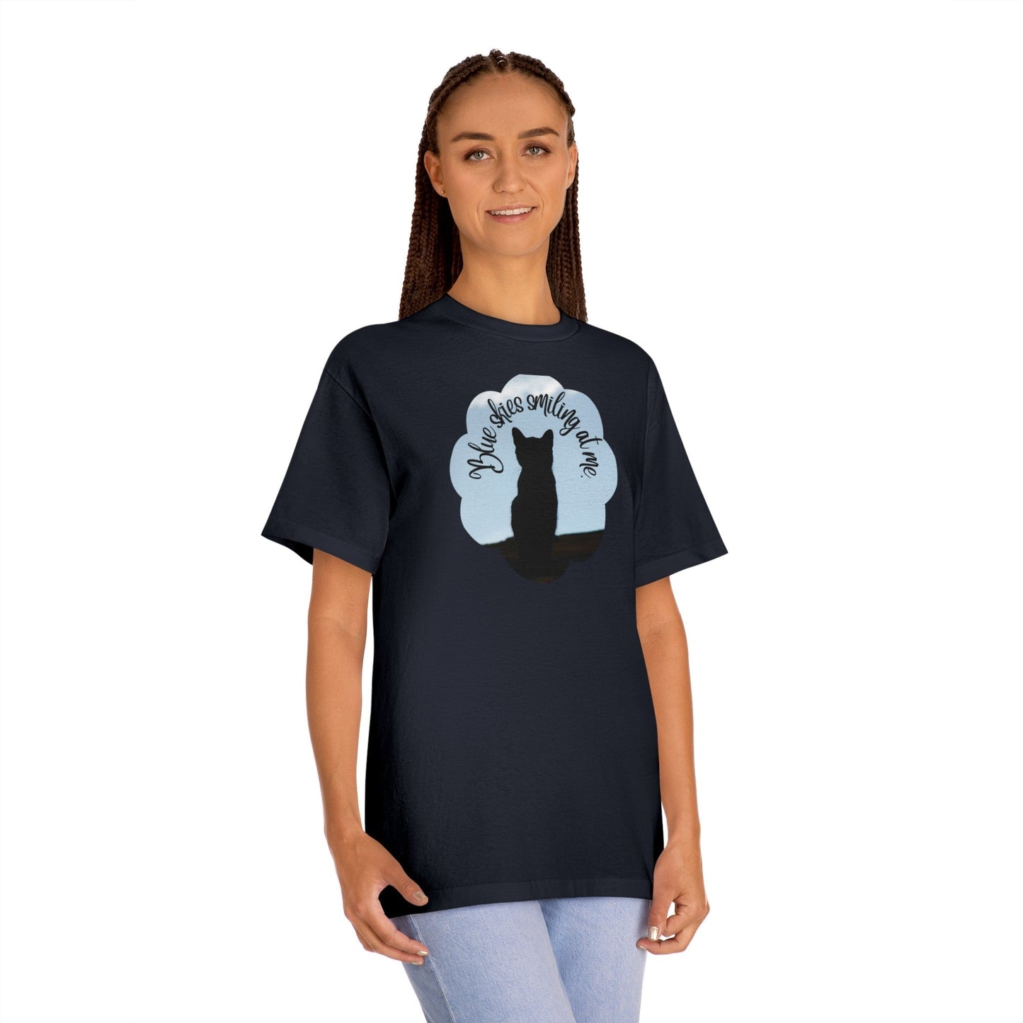 Blue Skies Kitty Unisex Classic Tee