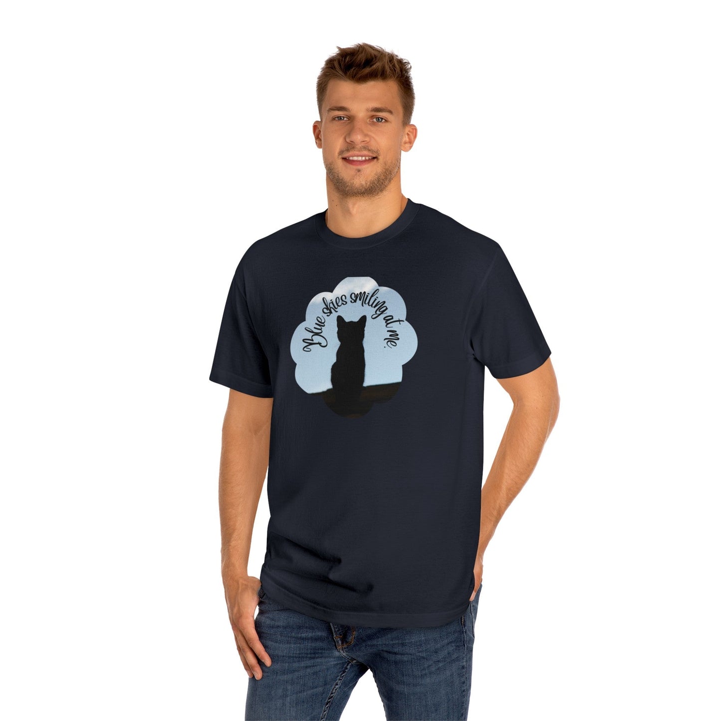Blue Skies Kitty Unisex Classic Tee