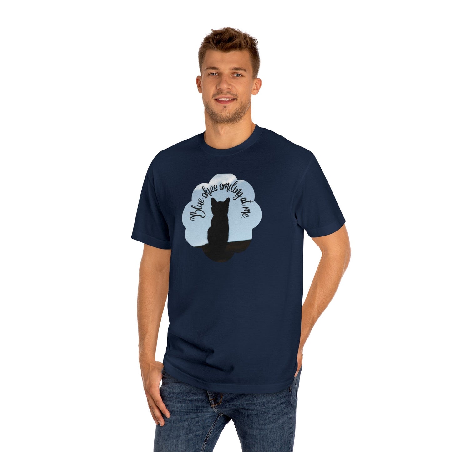 Blue Skies Kitty Unisex Classic Tee