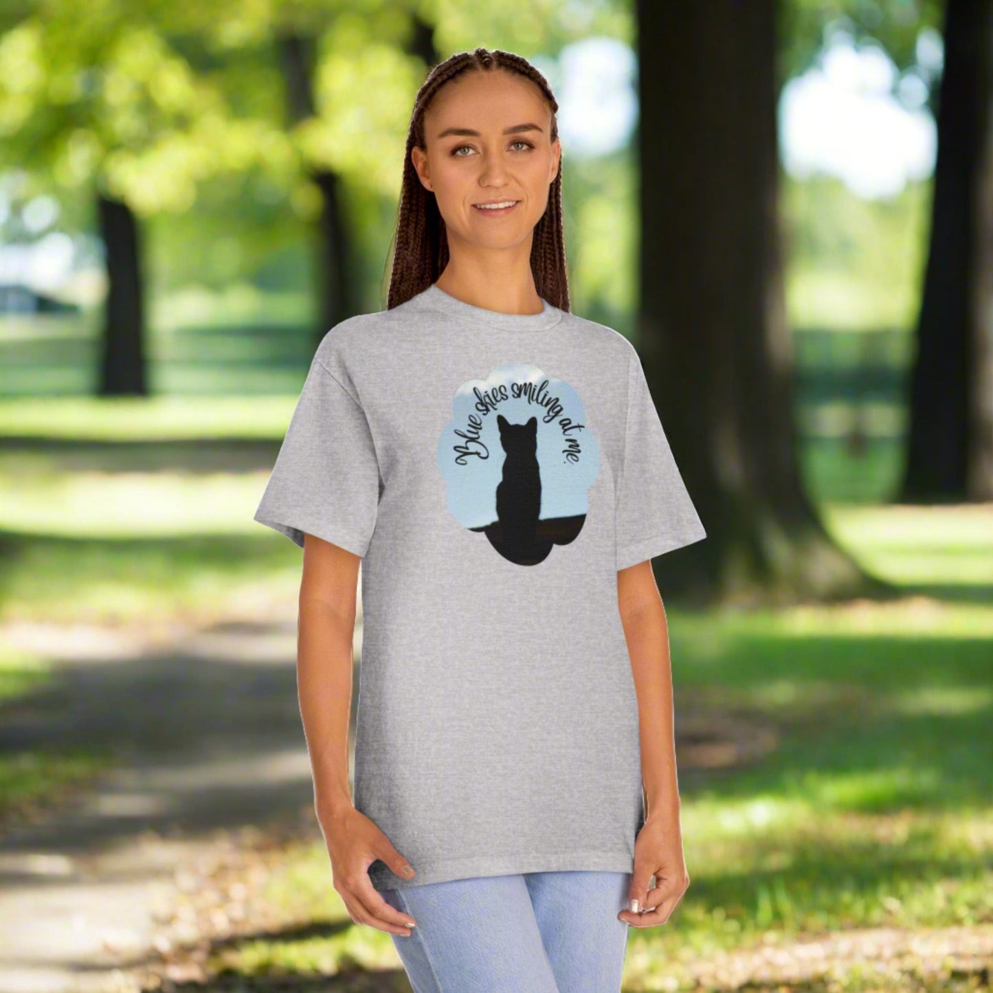 Blue Skies Kitty Unisex Classic Tee