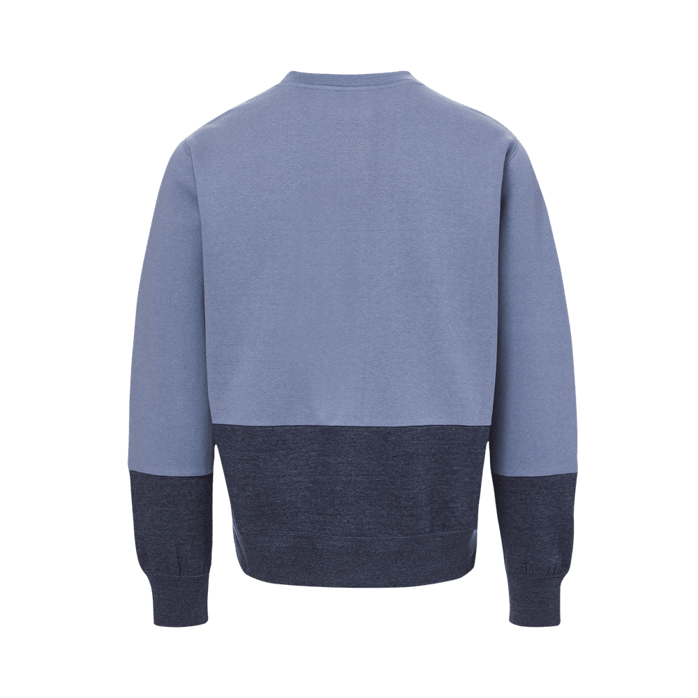Mama Blue Colorblock Crew