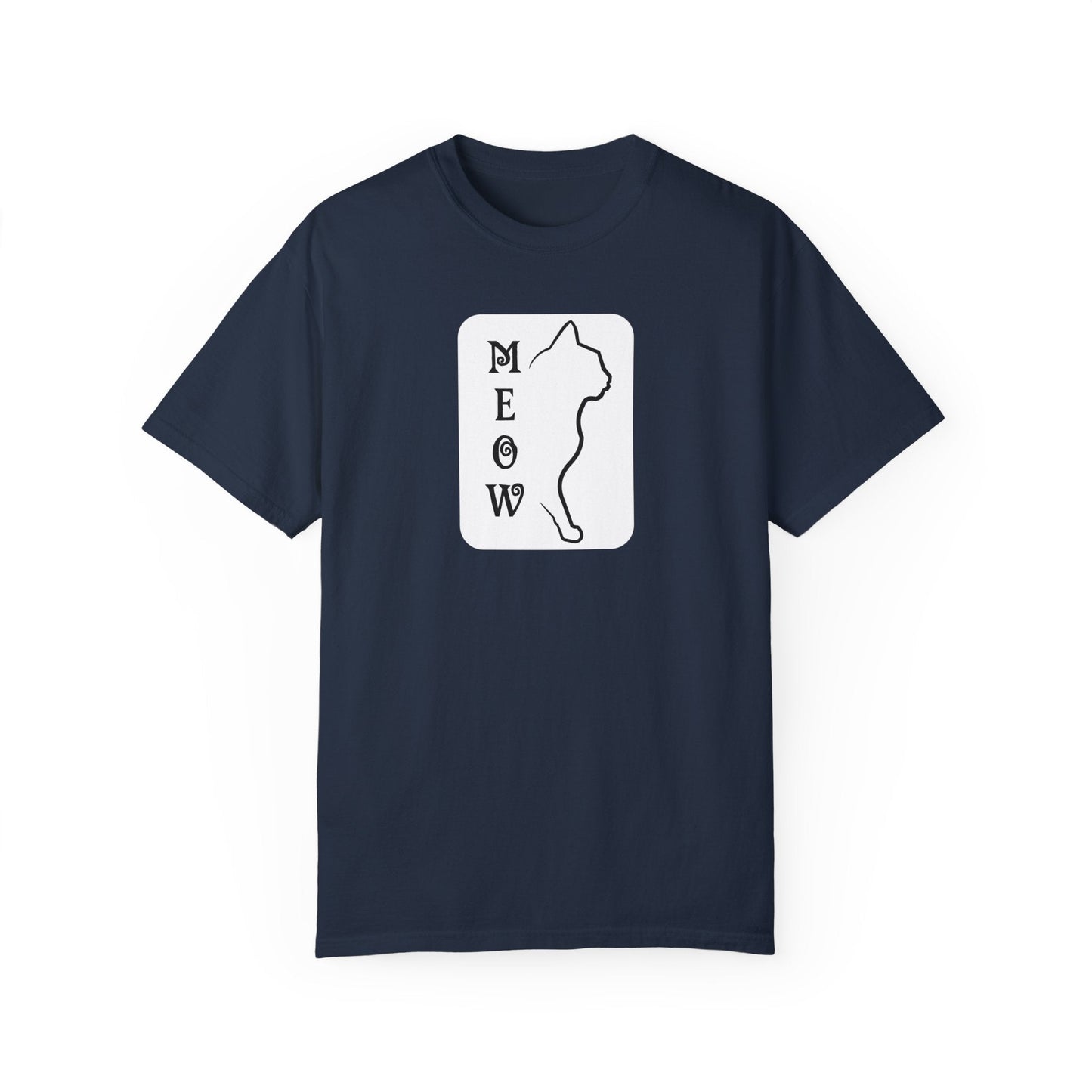Boxy Meow Unisex Garment-Dyed T-shirt