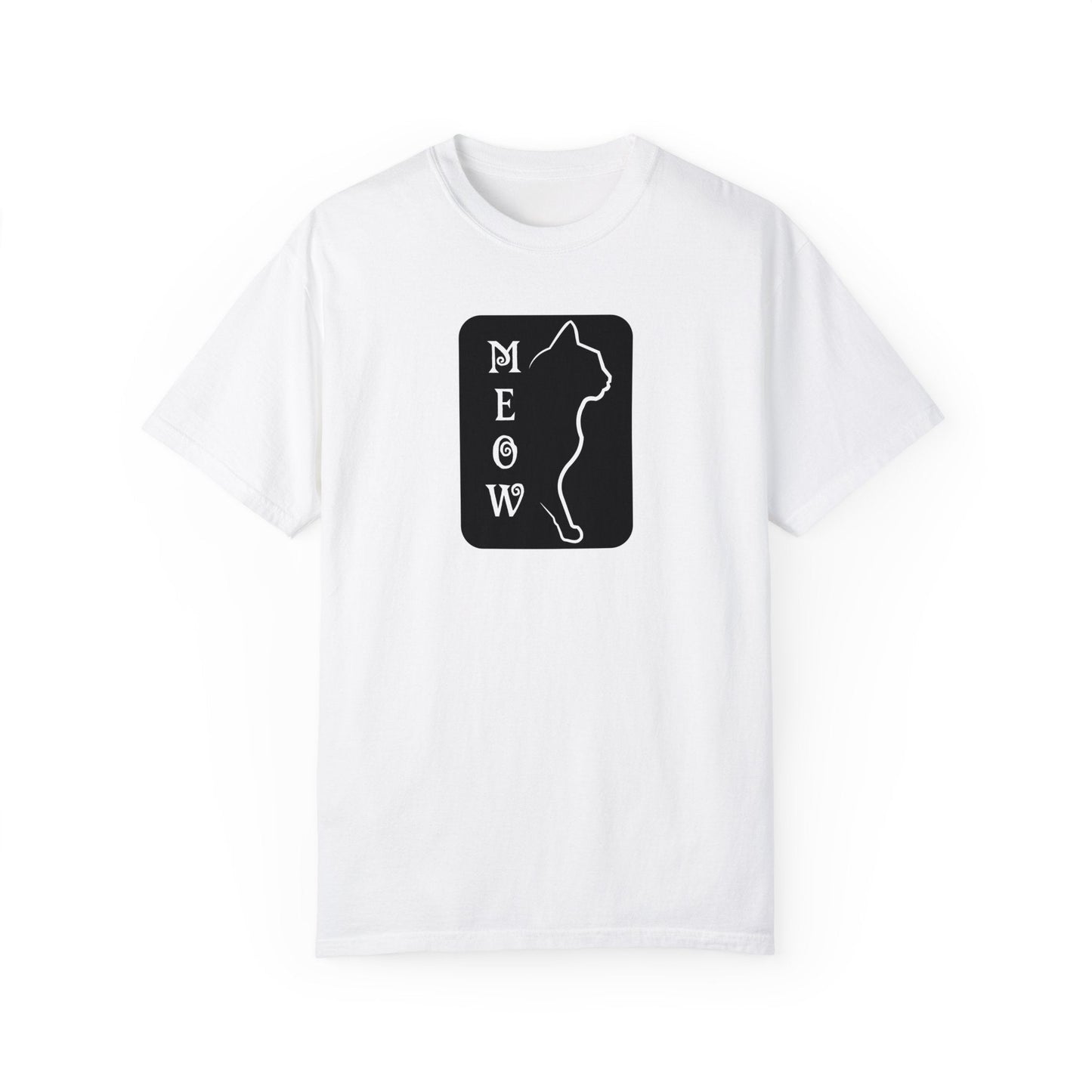 Boxy Meow Unisex Garment-Dyed T-shirt