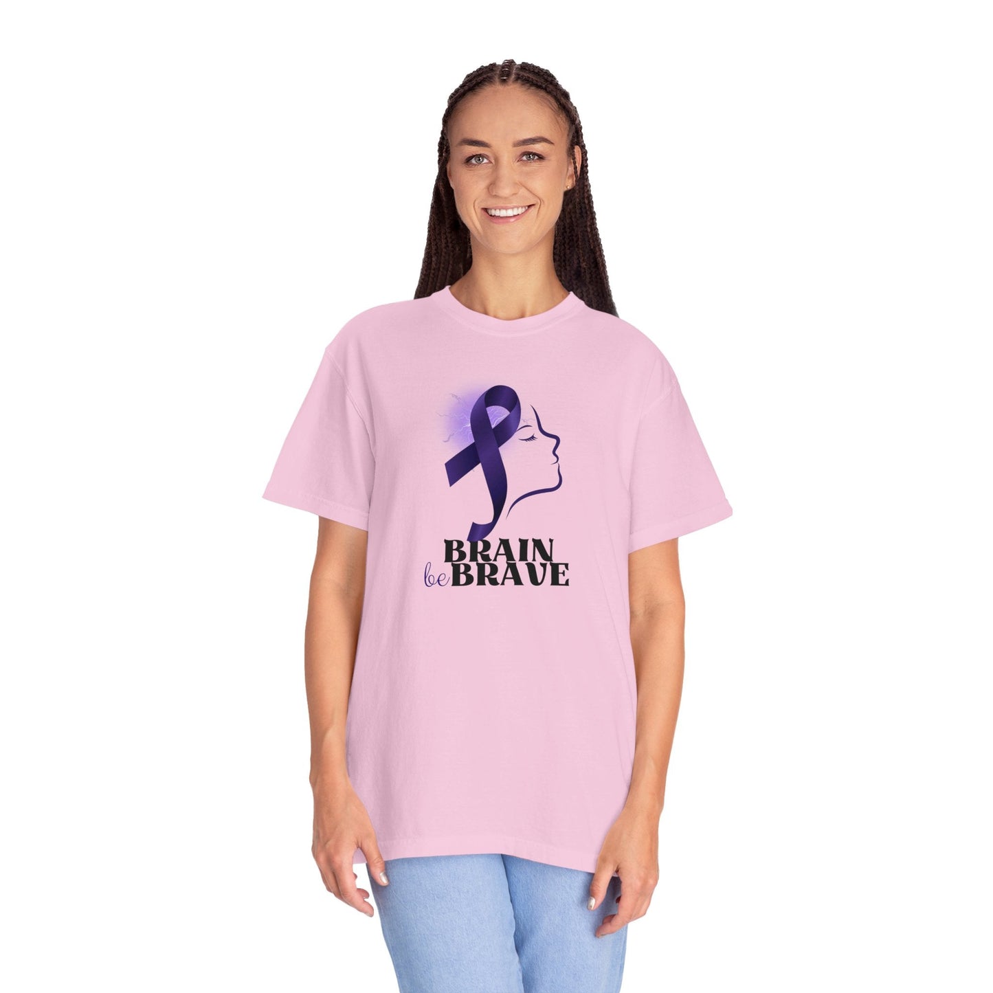 Brain Be Brave Unisex Garment-Dyed T-shirt