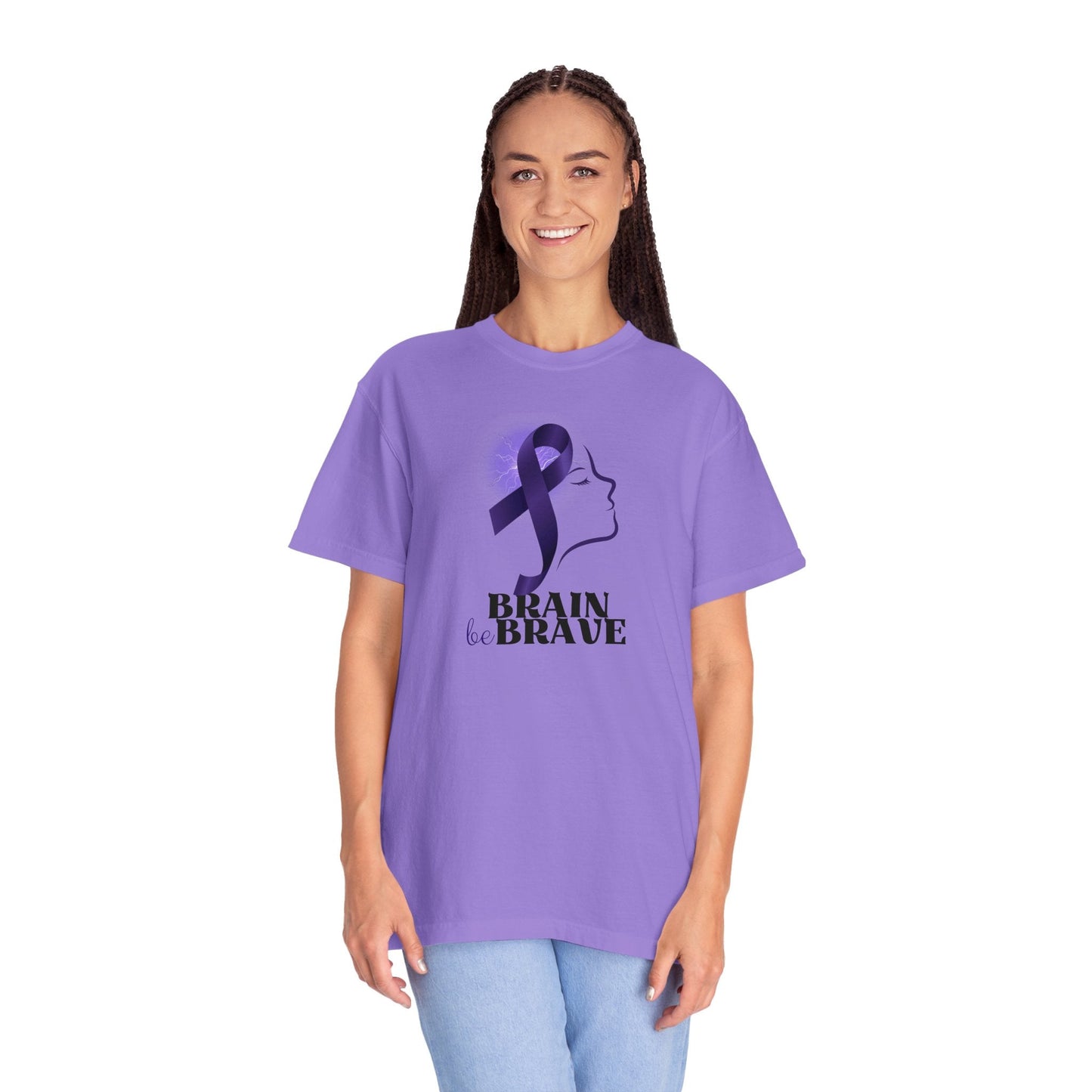 Brain Be Brave Unisex Garment-Dyed T-shirt