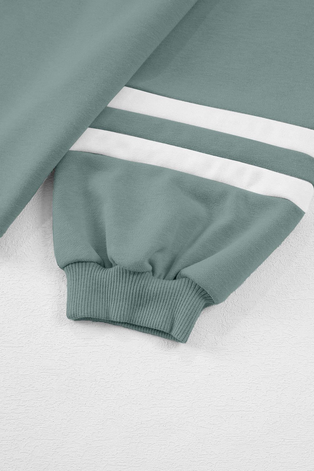 Varsity Stripe Patchwork Pullover and Pant Set