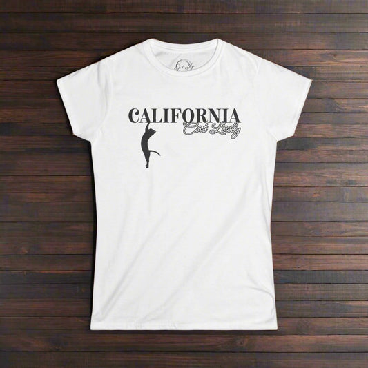 California Cat Lady Softstyle Tee