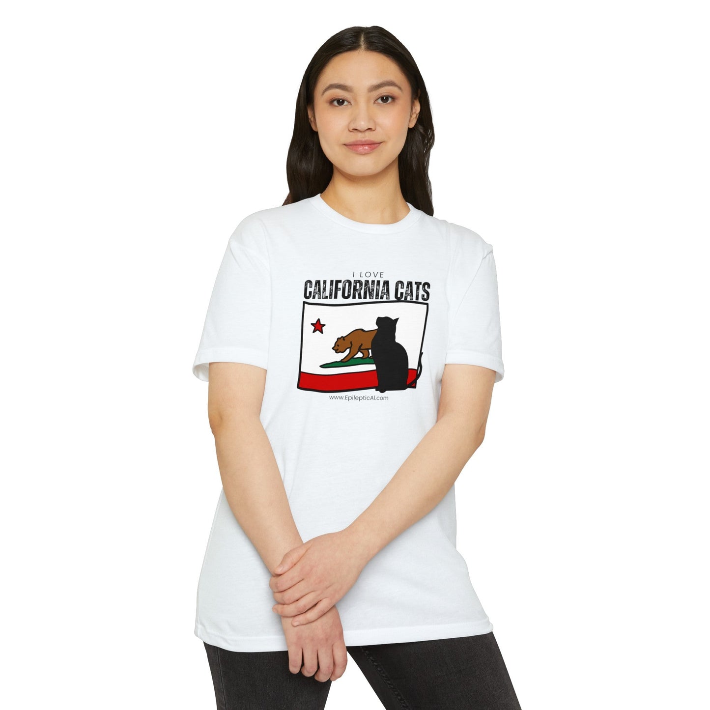 California Cats Unisex CVC Jersey T-shirt