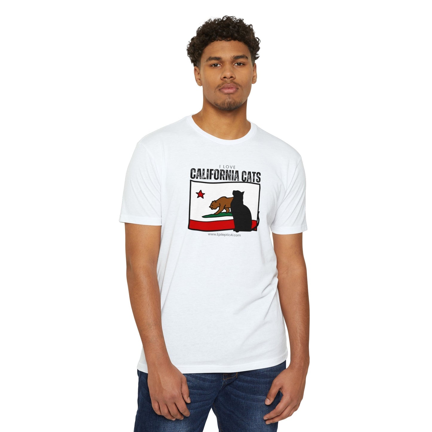 California Cats Unisex CVC Jersey T-shirt