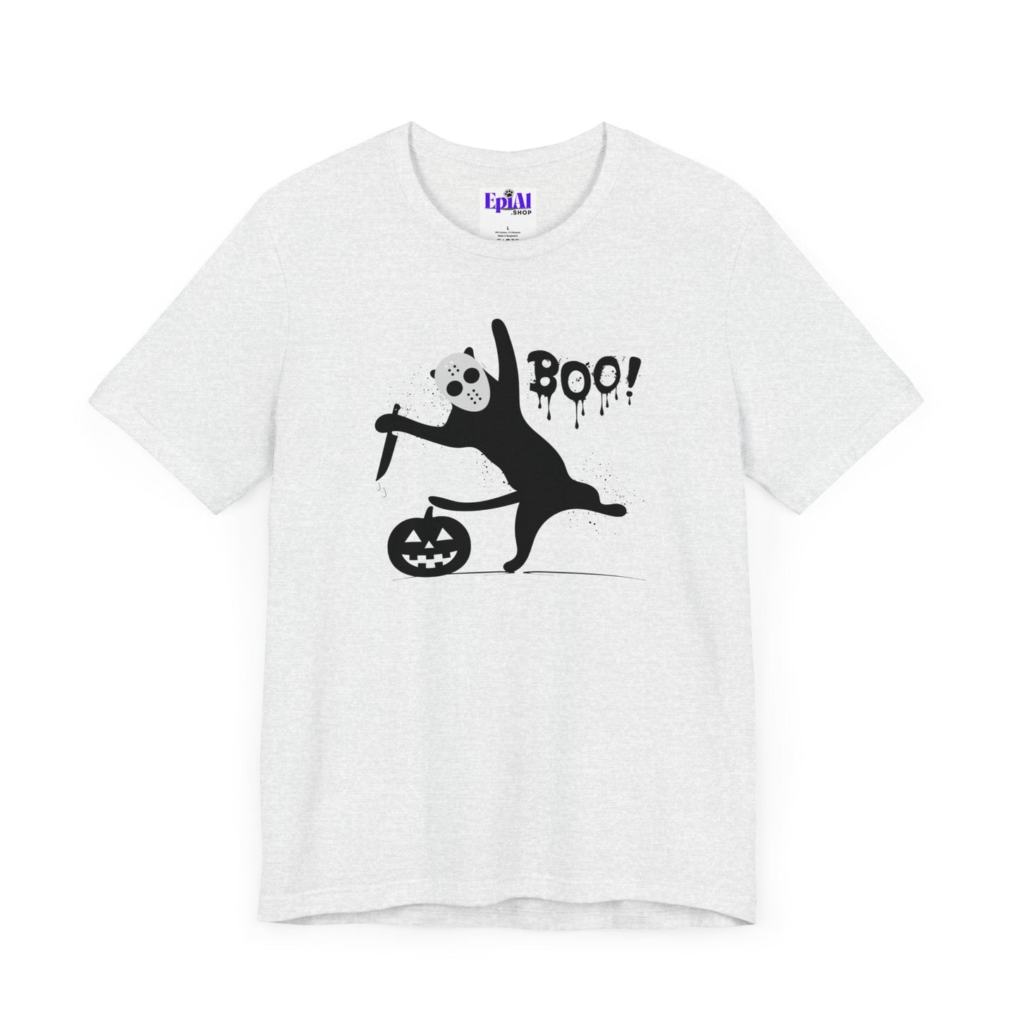 Cat Boo Unisex Jersey Short Sleeve Tee