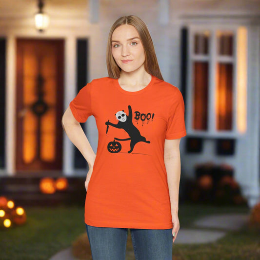 Cat Boo Unisex Jersey Short Sleeve Tee