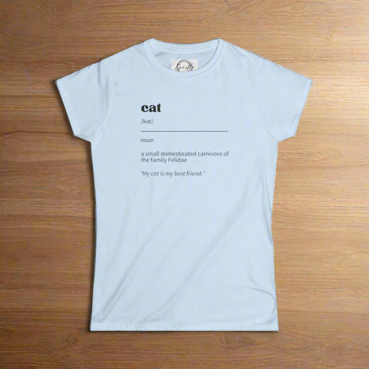 Cat Definition Women's Softstyle Tee