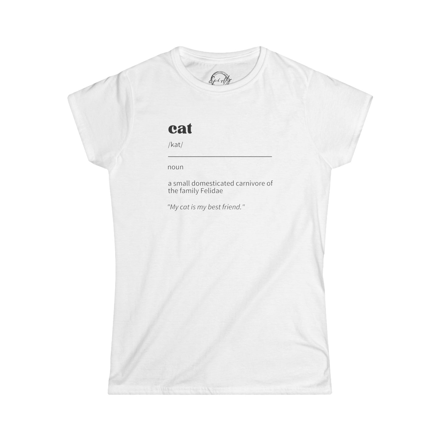 Cat Definition Women's Softstyle Tee