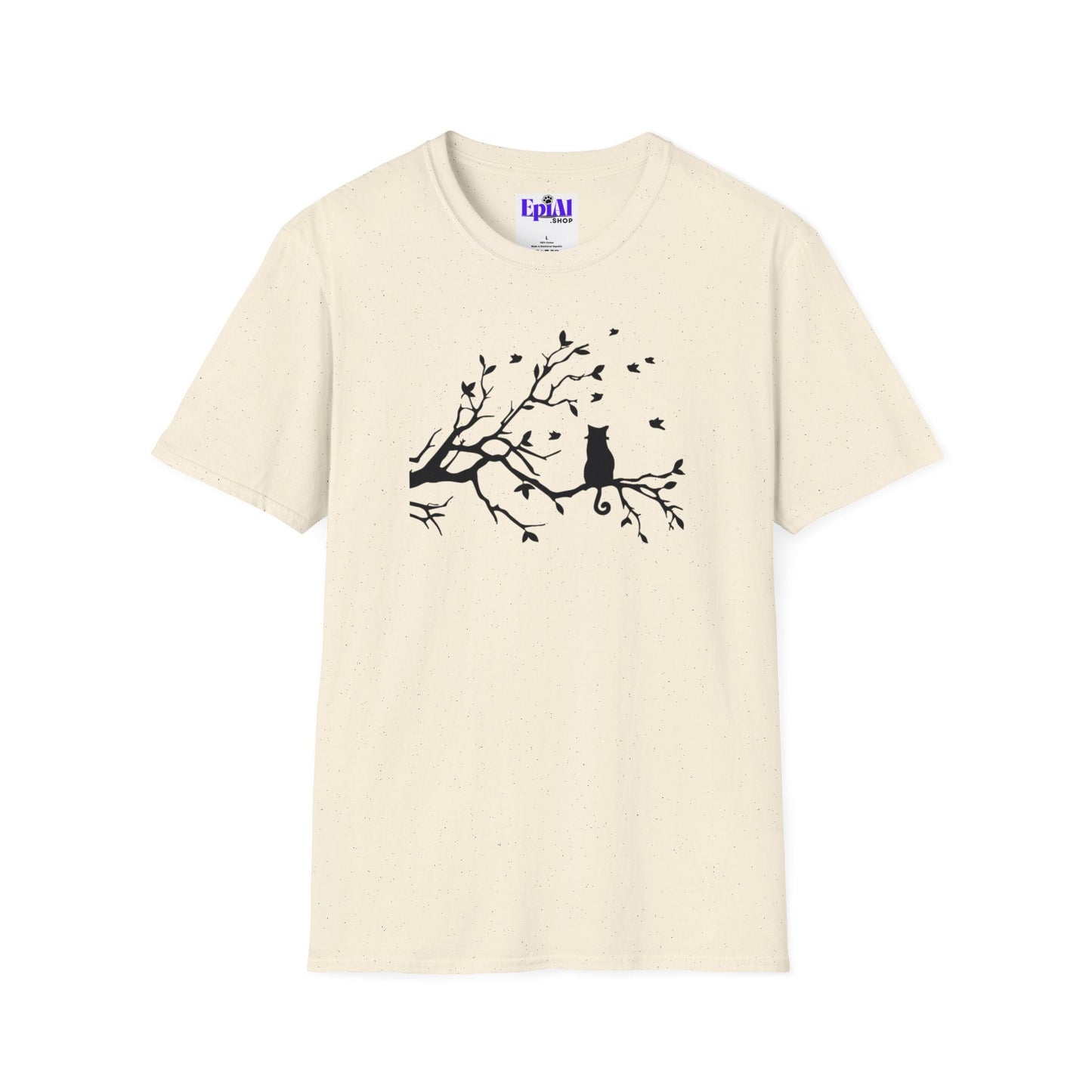 Cat in a Tree Unisex Softstyle T-Shirt
