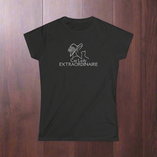 Cat Lady Extraordinaire Women's Softstyle Tee