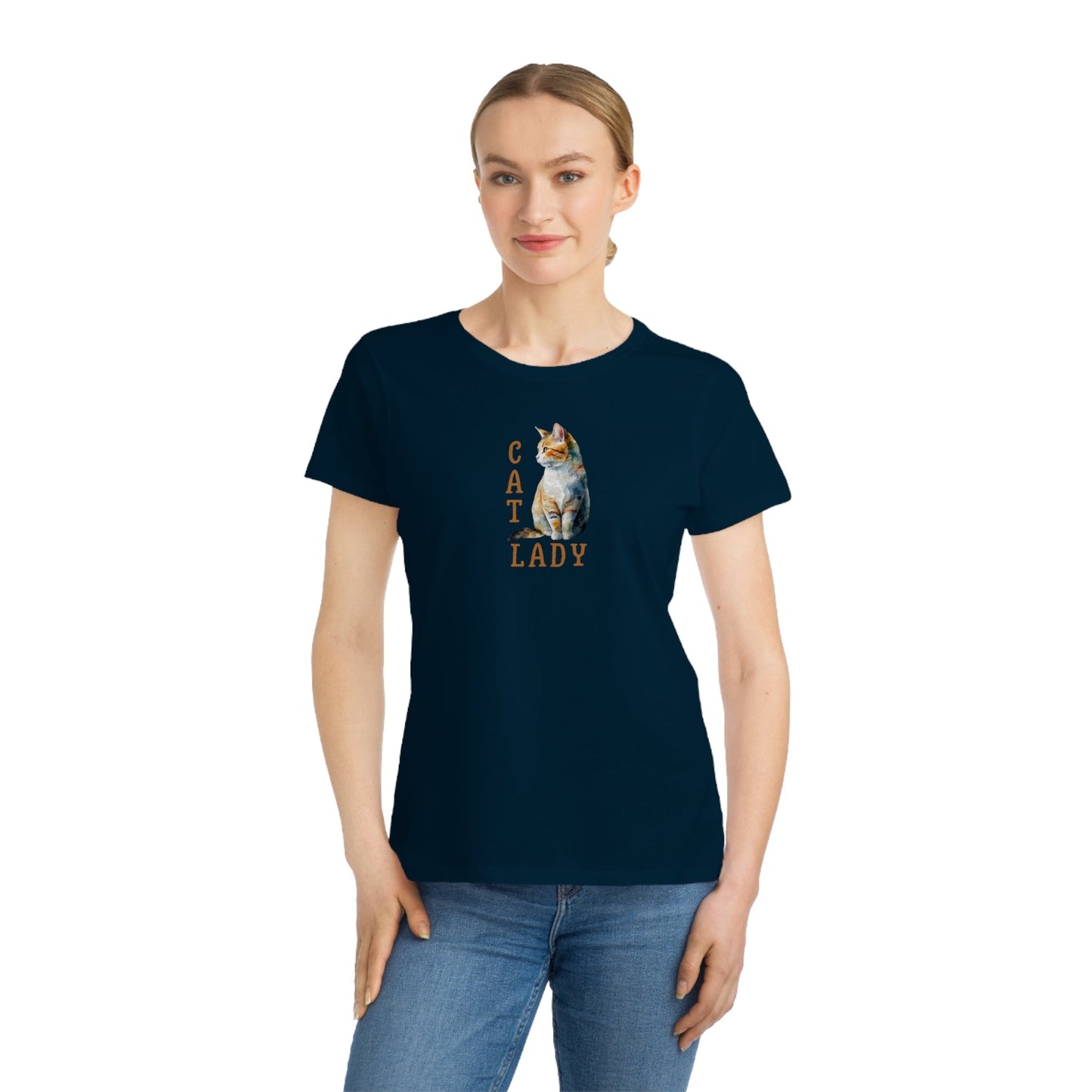 Cat Lady Organic Women's Classic T-Shirt