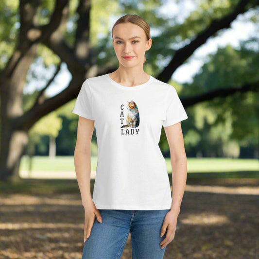 Cat Lady Organic Women's Classic T-Shirt