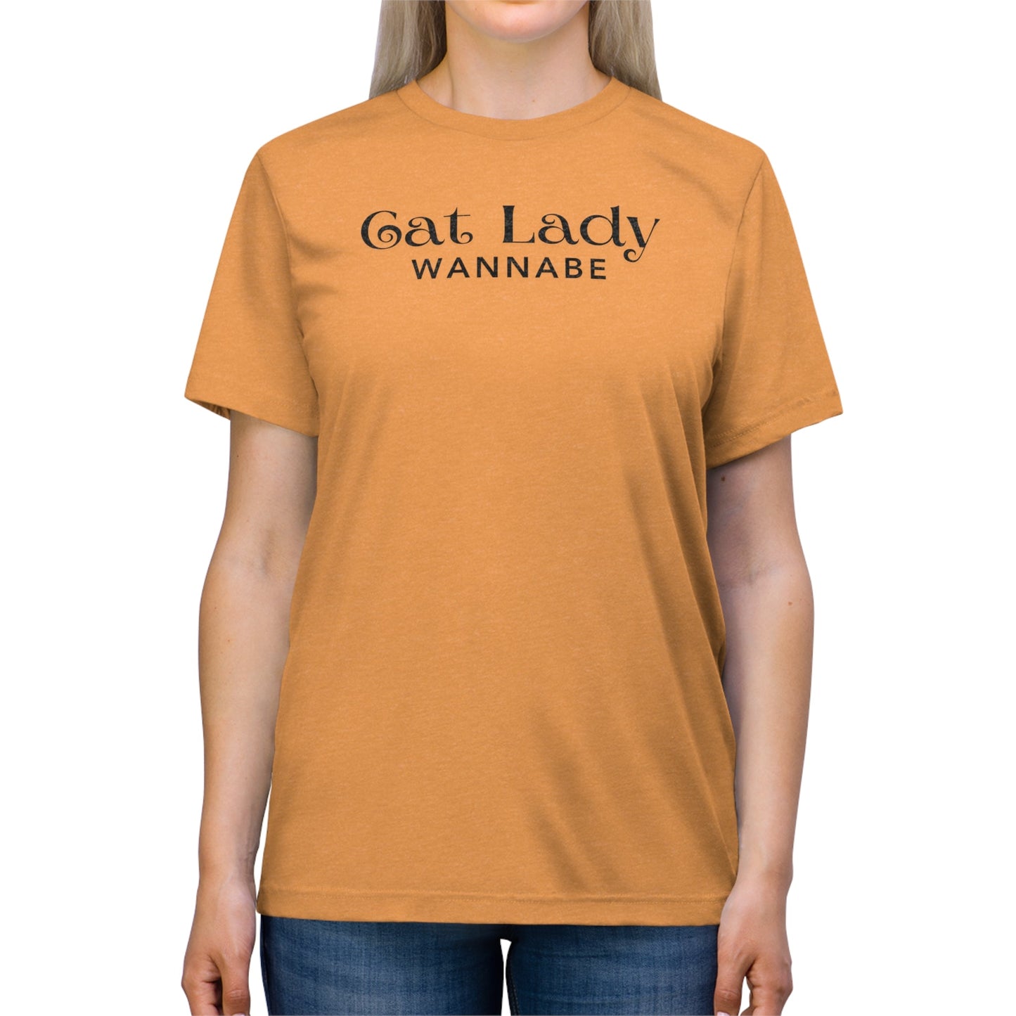Cat Lady Wannabe Triblend Tee
