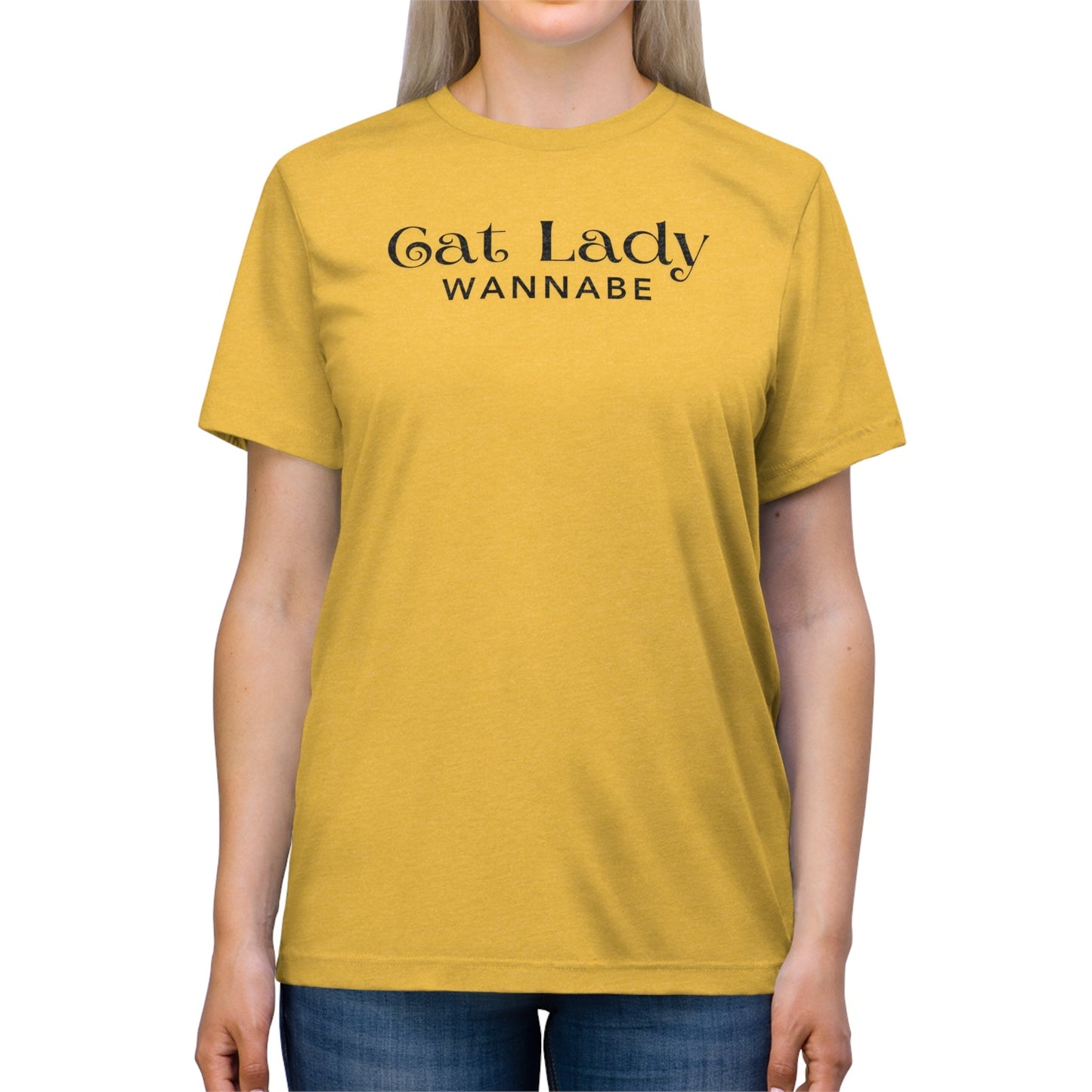 Cat Lady Wannabe Triblend Tee