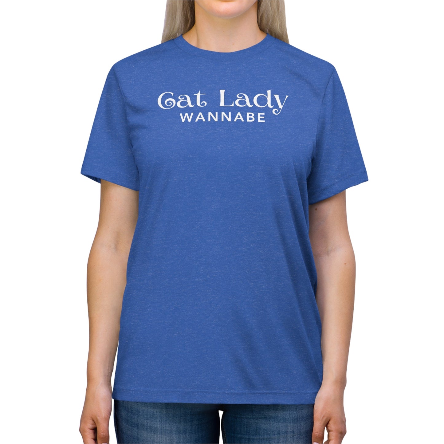 Cat Lady Wannabe Triblend Tee
