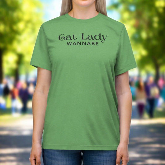 Cat Lady Wannabe Triblend Tee