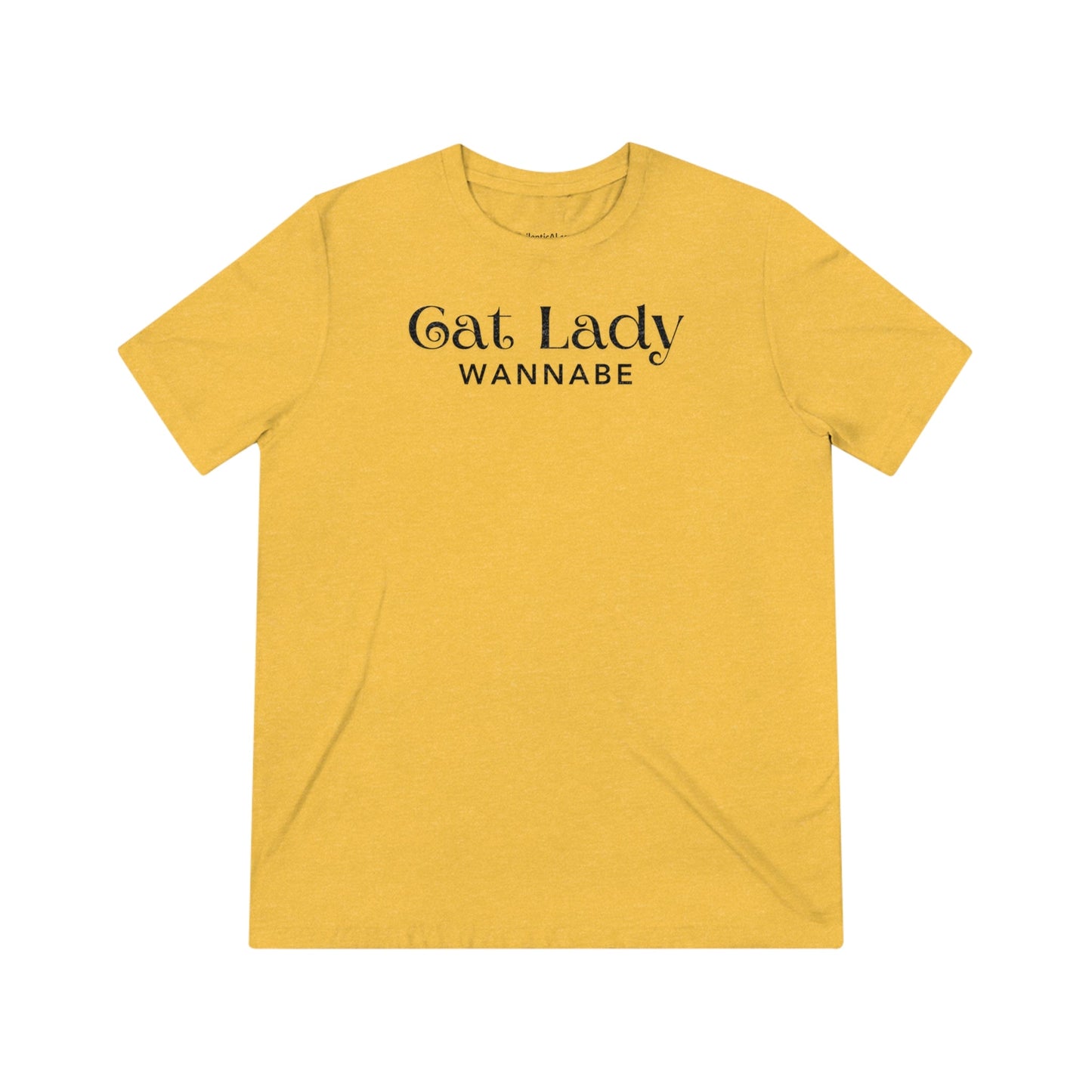 Cat Lady Wannabe Triblend Tee