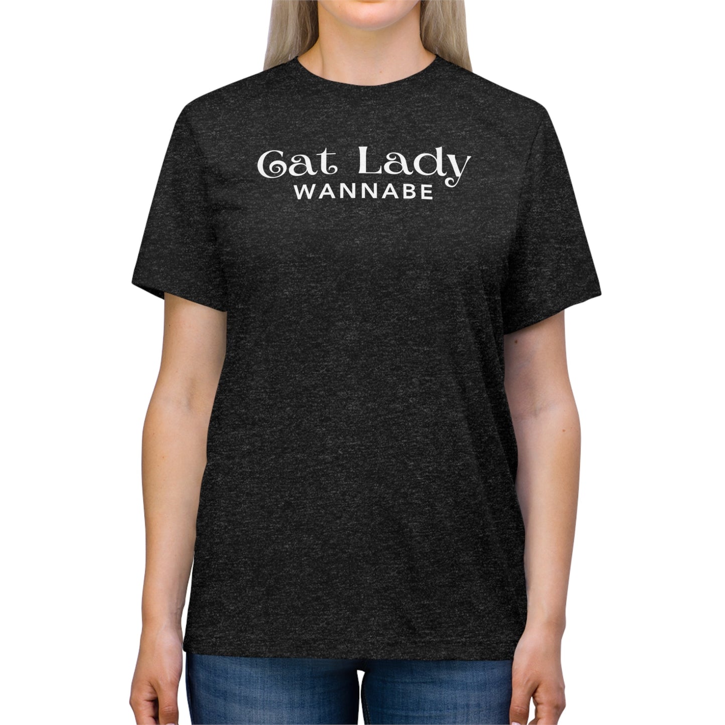 Cat Lady Wannabe Triblend Tee