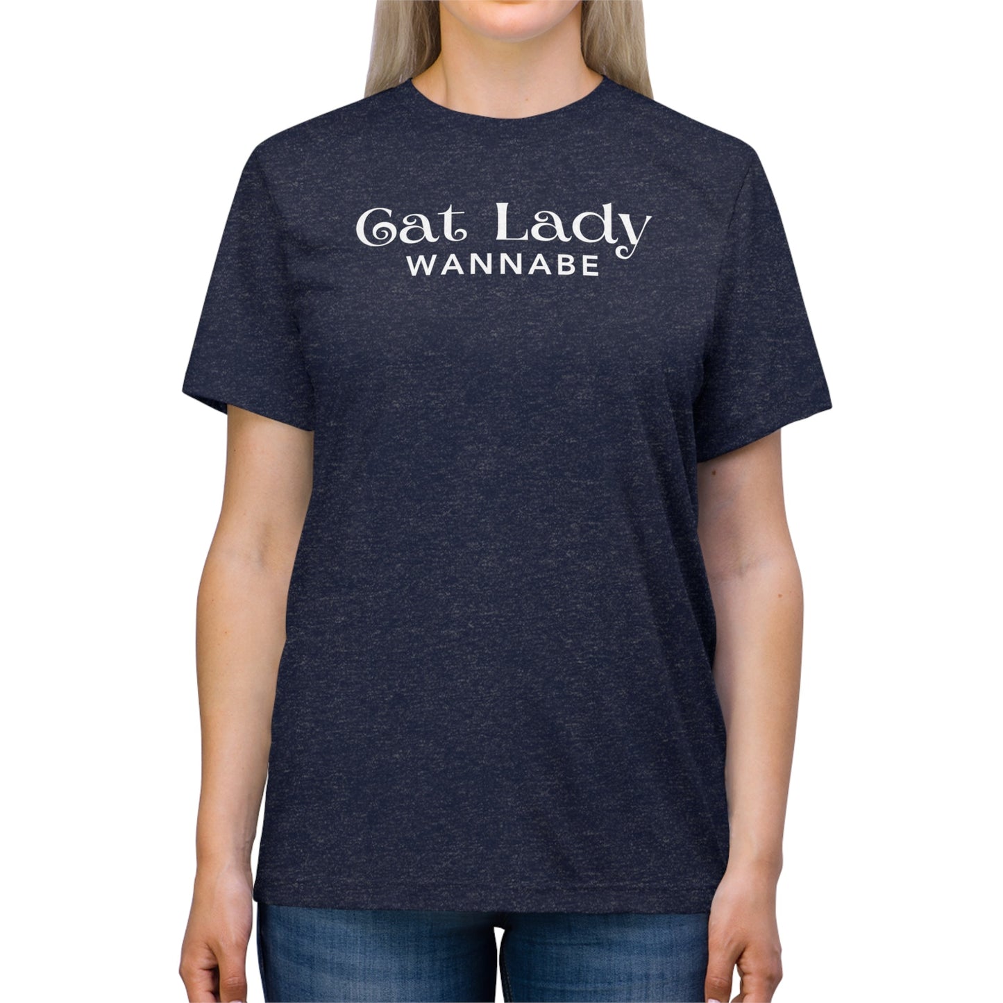 Cat Lady Wannabe Triblend Tee