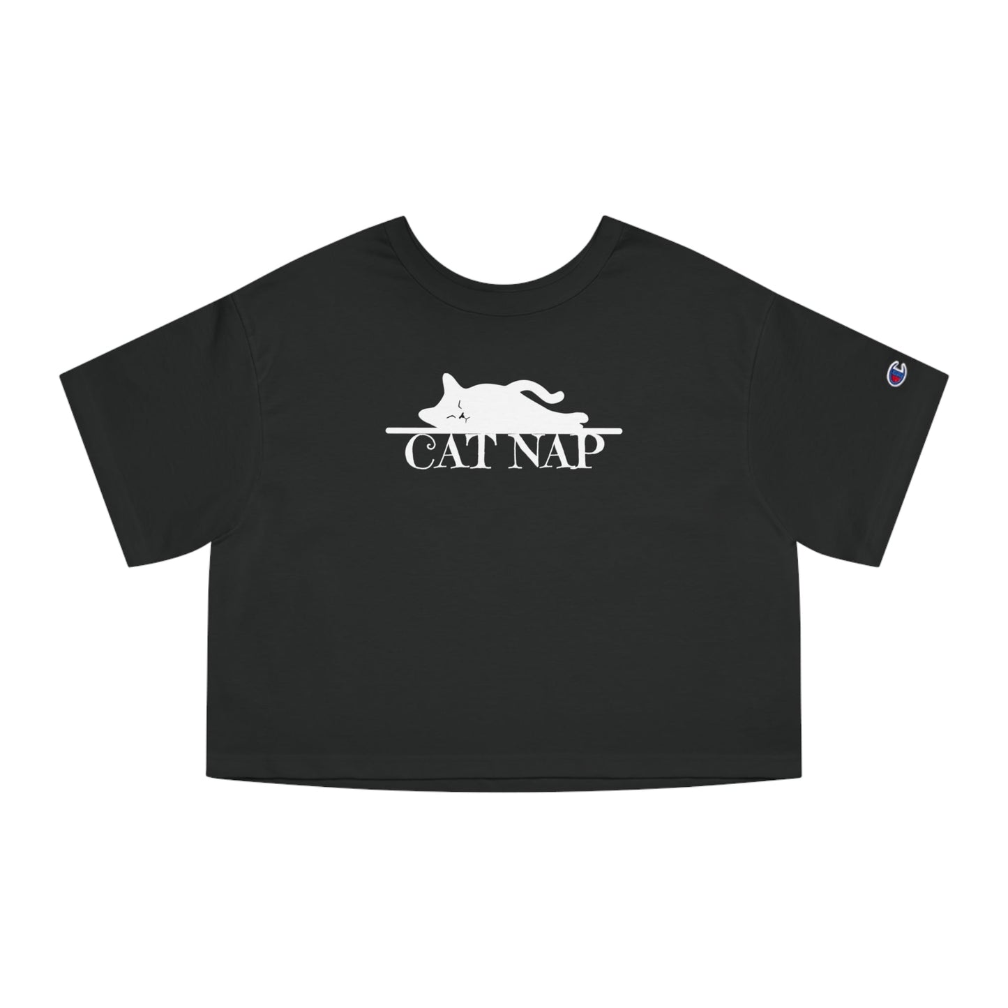 Cat Nap Champion Women's Heritage Cropped T-Shirt