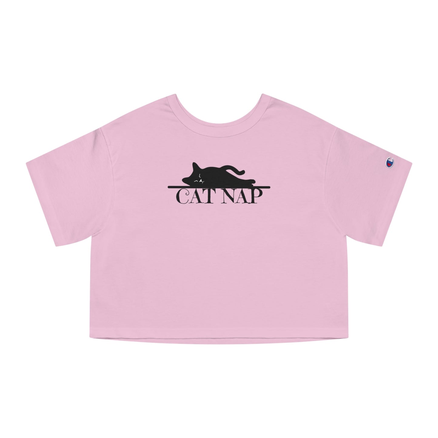 Cat Nap Champion Women's Heritage Cropped T-Shirt