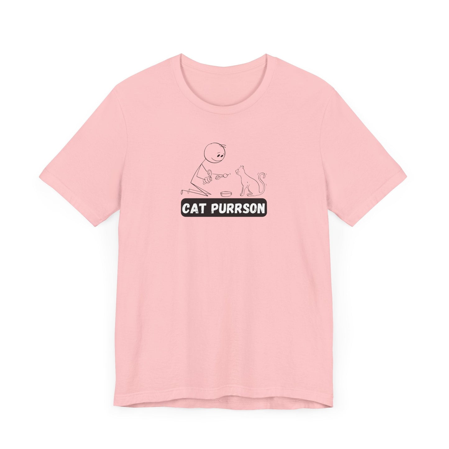 Cat Purrson Unisex Jersey Short Sleeve Tee