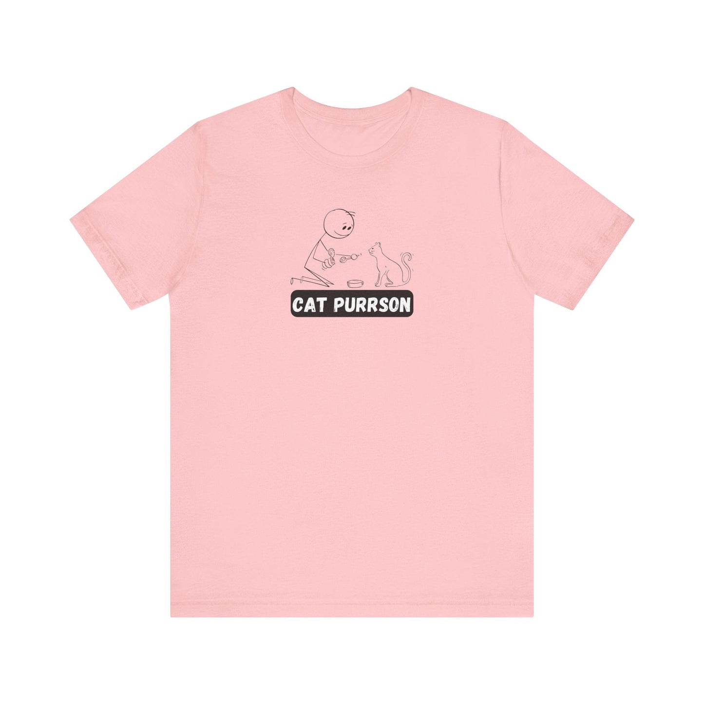 Cat Purrson Unisex Jersey Short Sleeve Tee