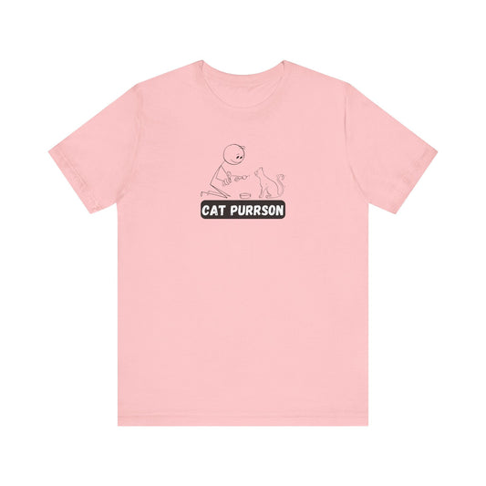 Cat Purrson Unisex Jersey Short Sleeve Tee
