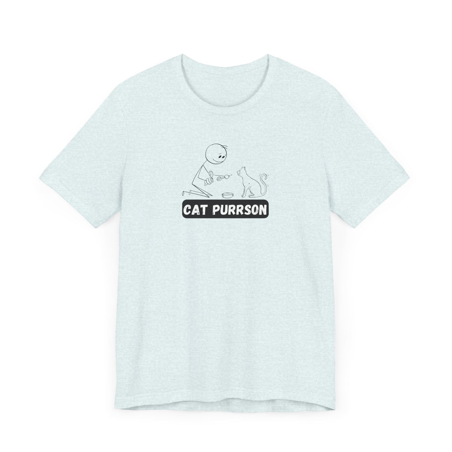 Cat Purrson Unisex Jersey Short Sleeve Tee