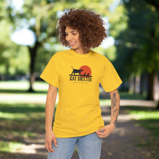 Cat Shelter Unisex Heavy Cotton Tee